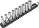 Wera belt b deep 1 doppen set, met 3 8 -aandrijving, 9‑delig dopsleutel (zwart)