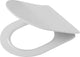 Tiger carter - wc bril d-vorm - topfixing - softclose - easy clean functie - duroplast wit