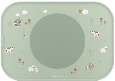 Mepal mio placemat little dutch - antislip cirkel houdt alles op z'n plek - vaatwasmachinebestendig - little farm