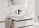 Hansgrohe finoris - wastafelmengkraan - ééngreeps bediening - met afvoerplug - 260mm - mat zwart