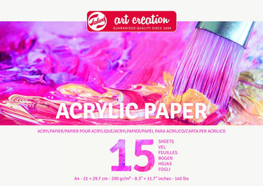 Talens art creation acrylpapier a4 290 g 15 vellen