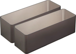 Yamazaki stapelbare lade organizer - diep | smal - tower - zwart