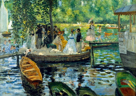 Bluebird puzzle kunst puzzel renoir la grenouillère 1000 stukjes.