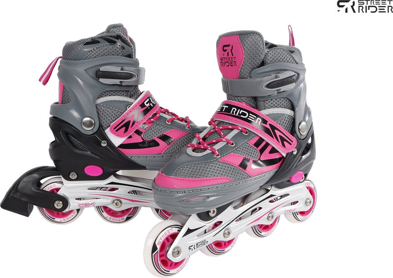 Load image into Gallery viewer, Street rider skeelers roze grijs, maat 33-36
