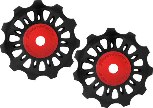 Sunrace sp856 derailleur wieltjes 7 8 9 10 11 speed 2 stuks op kaart