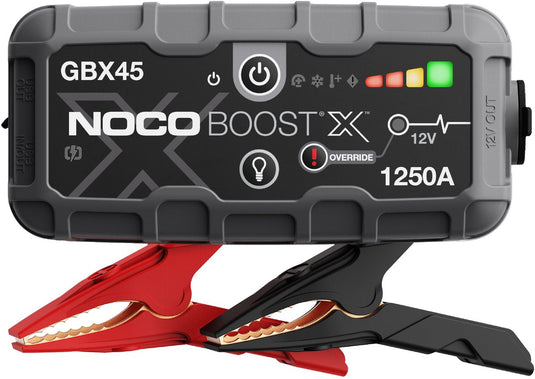 Noco boost x lithium jump starter gbx45 – starthulp 1250a - usb lader voor smartphone tablet- 100 lumen led zaklamp