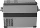 Steamy -e dual compartment elektrische compressor koelbox - 40liter - 12v en 230v - voor auto en camping - grijs