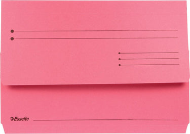 Esselte manilla insteekmappen - a4 formaat - 25 stuks - rood