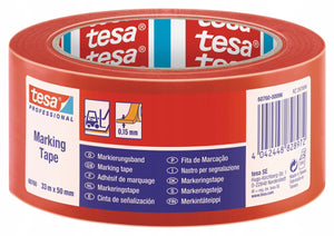 Quantore vloermarkeringstape tesa 60760 rood 50 mm x 33 m