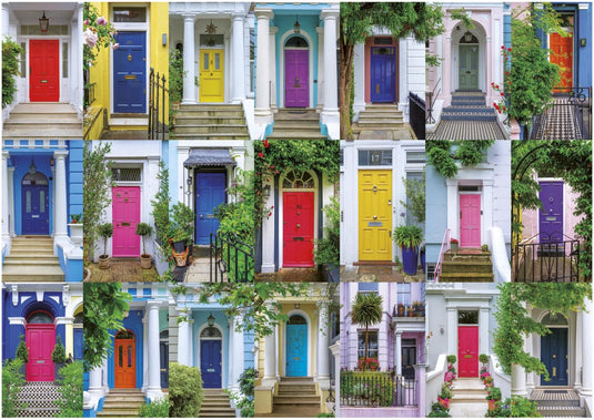 Educa - puzzel 1000 stukjes - de deuren van notting hill