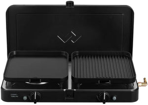 Cadac dometic 2 cook turbo ffd deluxe – lichtgewicht 2-pits kooktoestel – turbobranders – incl. grill- bakplaat