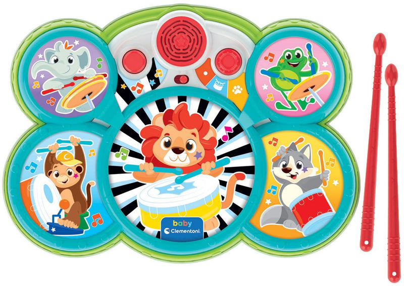 Load image into Gallery viewer, Clementoni baby drumset dieren
