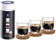 Leonardo gocce espresso glas 60ml met onderzetter - set 6