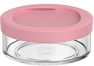 Mepal lunchpot compartiment ellipse - 200 ml - extra compartimenten voor lunchpot 500 ml - yoghurtbeker en muesli beker to go - vaatwasserbestendig - vivid mauve