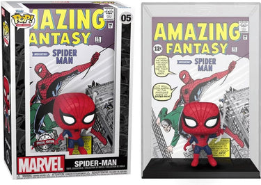 Funko pop! comic cover: spider-man - amazing fantasy 05 exclusive