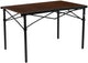 Bo-camp industrial collection - tafel - orcas - lamel - 115x70 cm