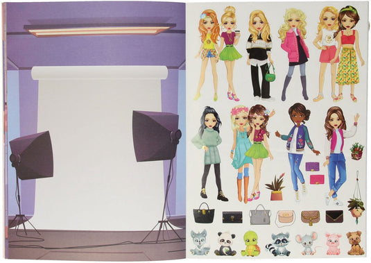 Grafix besties stickerboek dress me up