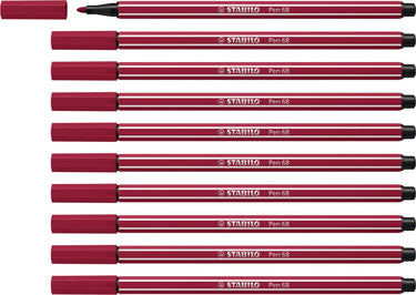 Stabilo pen 68 - premium viltstift - heide paars - doos 10 stuks