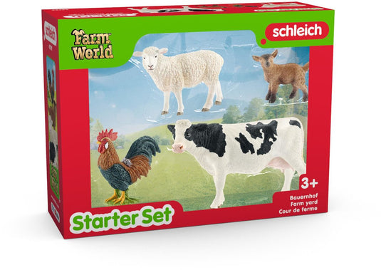 Schleich – farm world – boerderijdieren set – 4 figuren – 3+