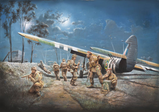 Italeri modelbouwpakket militaire voertuigen - 1356 as.51 horsa mk.i with british paratroops - 75 anniversary d-day 1944 2019 plastic - 1:72 - modelbouw