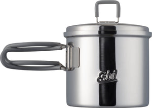 Esbit kookpot - 625 ml - inklapbaar handvat - rvs - volume-indicatoren