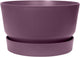 Elho greenville schaal 33 - plantenschaal met waterreservoir - 100% gerecycled plastic - ø 32.5 x h 19.4 cm - vintage pruim