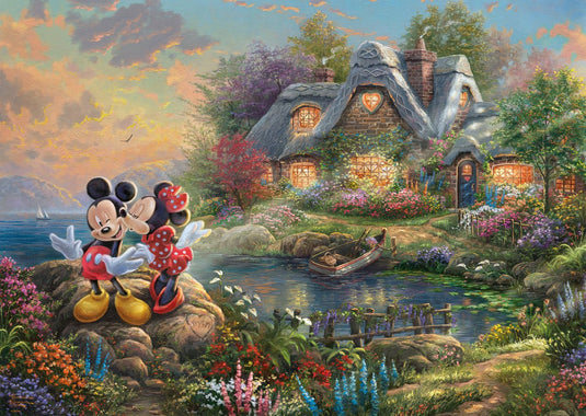 Schmidt disney mickey minnie, 1000 stukjes puzzel