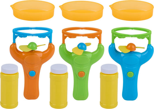 Eddy toys bellenblaaspistool met bellenblaas 118ml - bellenblaas pistool met schaaltje - zeepbellen speelgoed met drukknop - bellenblaas speelgoed voor kinderen - 1 willekeurige kleur