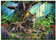 Ravensburger puzzel familie wolf in het bos - 1000 stukjes dieren.