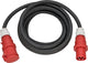 Brennenstuhl cee verlengkabel ip44 (10m kabel, h07rn-f 5g16,0, 400v 63a 5-polig met cee stekker en koppeling, voor buiten ip44, made in germany) zwart