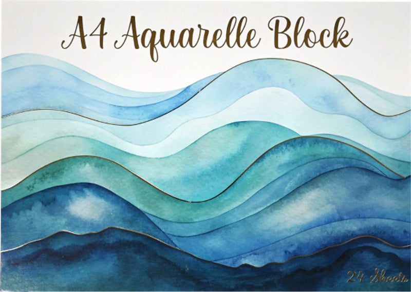 Load image into Gallery viewer, Twisk aquarelle blok a4 tekenpapier fsc papier 24 vel.
