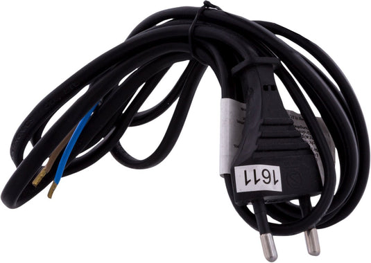 Q-link aansluitsnoer â€“ max 1200w â€“ 2 x 0.75 mmâ² â€“ 1.8 m â€“ zwart