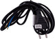 Q-link aansluitsnoer â€“ max 1200w â€“ 2 x 0.75 mmâ² â€“ 1.8 m â€“ zwart