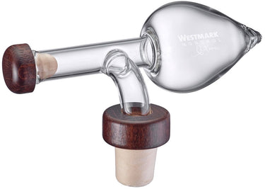 Westmark scoop, capaciteit: 35 ml, voor sterke dranken, azijn of olie, luchtdicht, glas plastic hout, gourmet, transparant bruin, 99033380