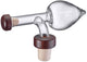 Westmark scoop, capaciteit: 35 ml, voor sterke dranken, azijn of olie, luchtdicht, glas plastic hout, gourmet, transparant bruin, 99033380