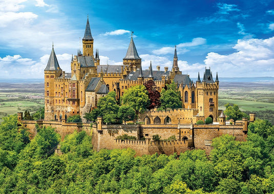 Eurographics - kasteel hohenzollern, duitsland - 1000 stukjes 68×48cm (b×h) - legpuzzel