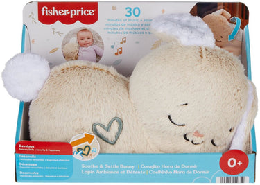 Fisher-price kalmerend konijntje - knuffel met muziek, lichtjes en beweging