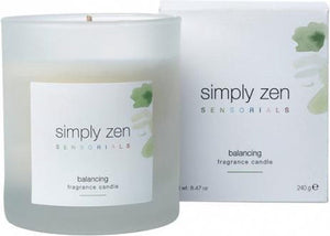 Simply zen sensorials fragance candle balancing