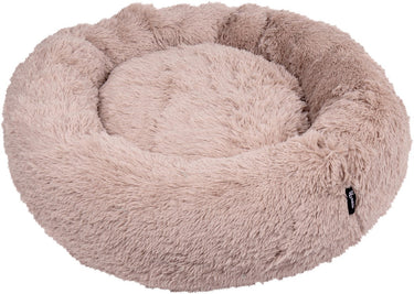 District 70 fuzz donut hondenmand - sand – extra large ø 100 cm