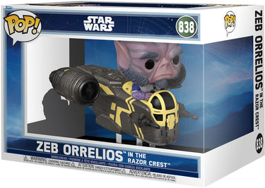 Funko star wars zeb orrelios in the razor crest vinylfiguur 838 unisex pop! - neutraal - standard