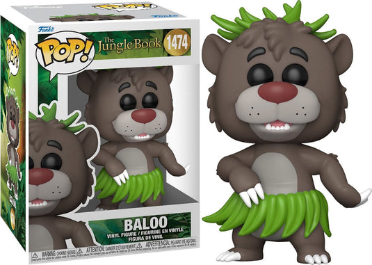Jungle book the baloo vinylfiguur 1474 funko pop! meerkleurig