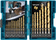 Makita accessoires makita metaalborenset 19-delig hss-tin - d-67527