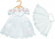Heless poppen trouwjurk met sluier, 28-35 cm