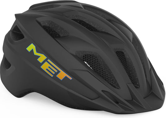 Met crackerjack fietshelm jongens meisjes – fietshelm kinderen – maat unisize (52-57cm) – black matt