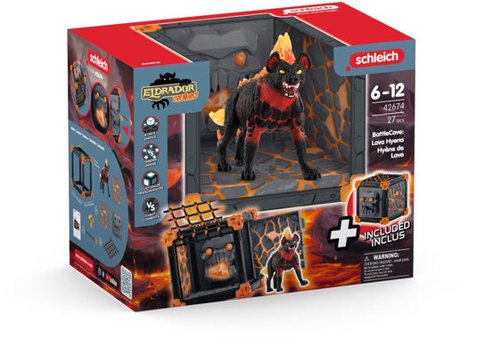 Schleich eldrador creatures battlecave lava hyena - 42674