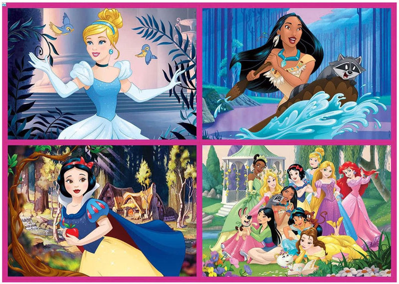Load image into Gallery viewer, Educa - puzzel disney prinsessen - 4 puzzels van 50 80 100 150 stukjes
