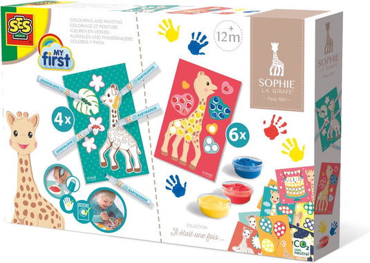 Ses creative ses my first - sophie la girafe - kleuren en verven