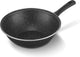 Brabantia living non stick - wokpan - ø 28cm - aluminium -dubbele anti-aanbaklaag - inductie geschikt – zwart