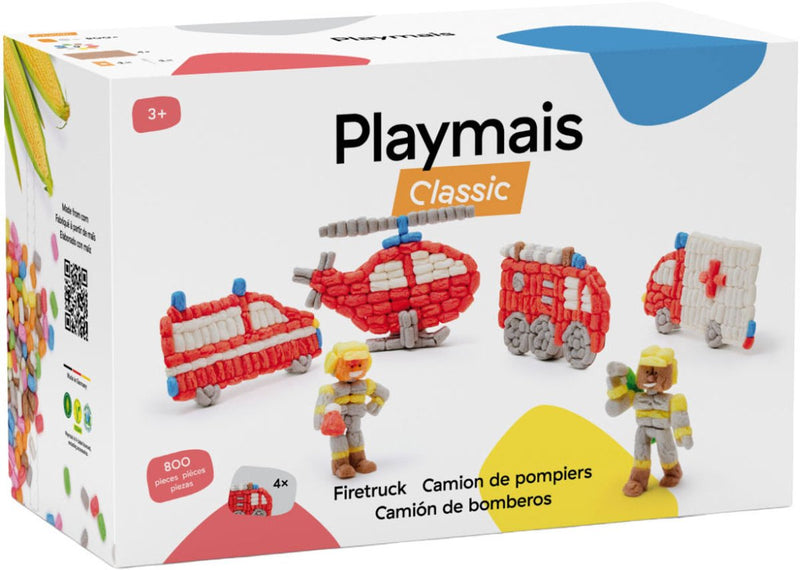 Load image into Gallery viewer, Playmais classic brandweer - 800 stukjes

