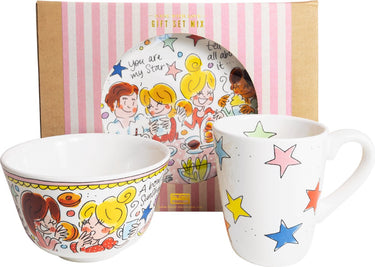 Blond amsterdam : even bijkletsen uni geschenkset 3 pcs